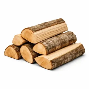 Ovengedroogd beukenbrandhout netjes buiten gestapeld, met schoon gezaagde beukenblokken met een laag vochtgehalte, perfect voor efficiënt stoken in open haarden, houtkachels en buitenvuurplaatsen beukenhout brandhout houtblokken